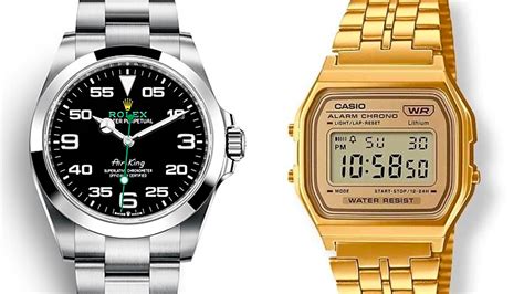 cual reloj es mas caro rolex o casio